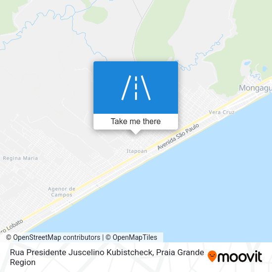 Rua Presidente Juscelino Kubistcheck map