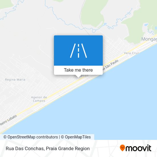 Rua Das Conchas map