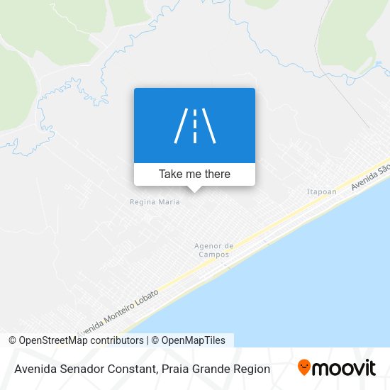 Avenida Senador Constant map