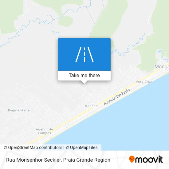 Rua Monsenhor Seckler map