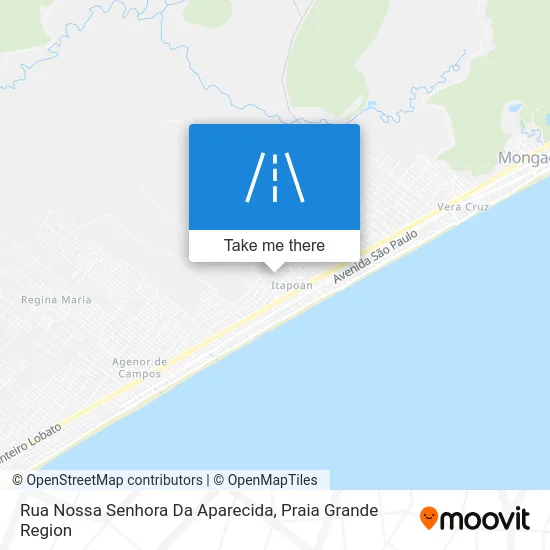Rua Nossa Senhora Da Aparecida map