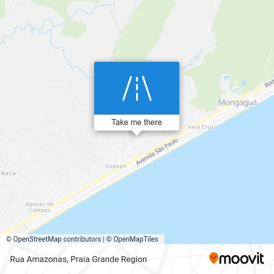 Rua Amazonas map