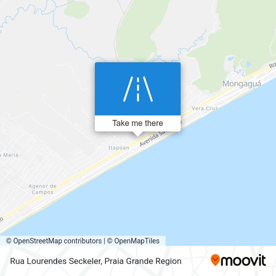 Rua Lourendes Seckeler map