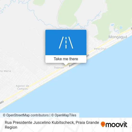 Rua Presidente Juscelino Kubitscheck map