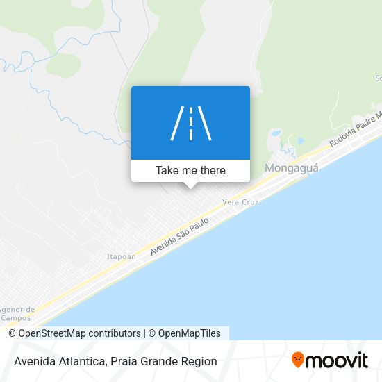 Avenida Atlantica map