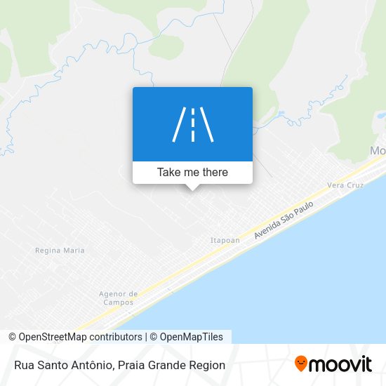 Rua Santo Antônio map