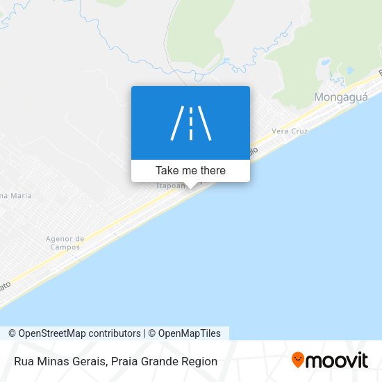 Rua Minas Gerais map