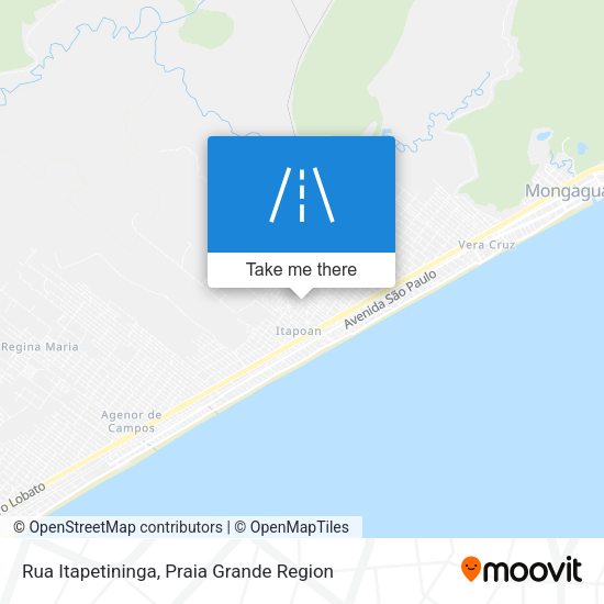 Rua Itapetininga map