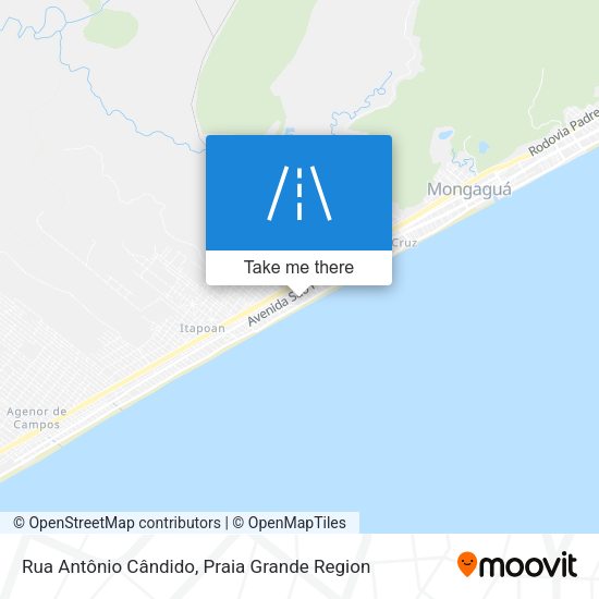 Rua Antônio Cândido map