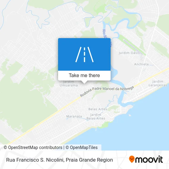 Rua Francisco S. Nicolini map