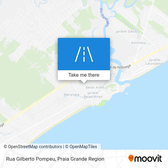 Rua Gilberto Pompeu map