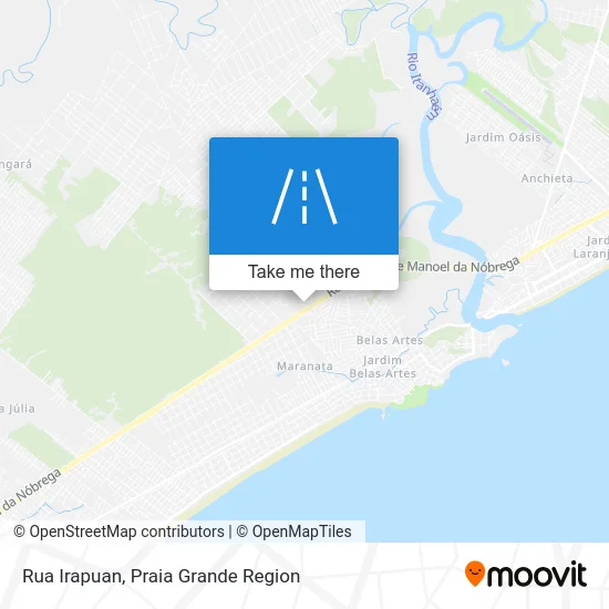 Rua Irapuan map