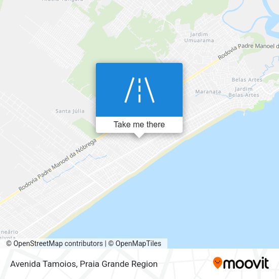 Avenida Tamoios map