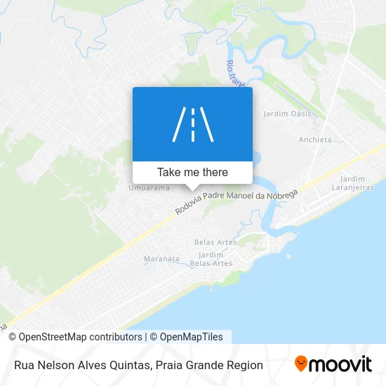 Rua Nelson Alves Quintas map
