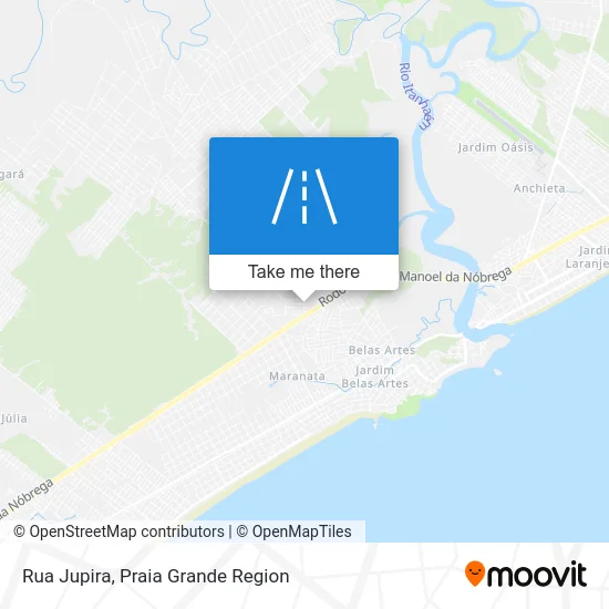 Rua Jupira map