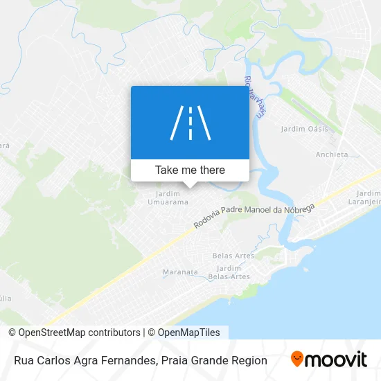 Rua Carlos Agra Fernandes map