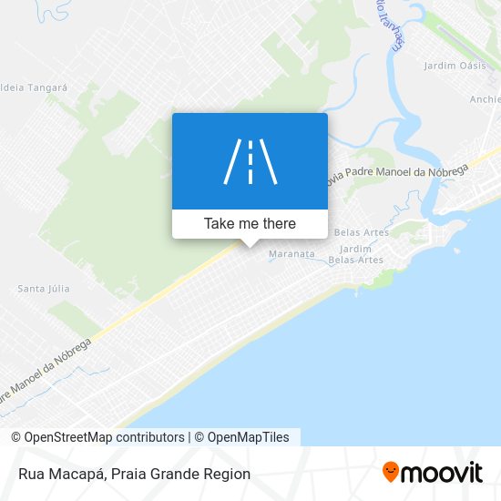 Rua Macapá map