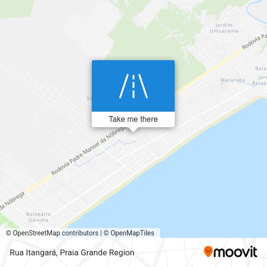 Rua Itangará map