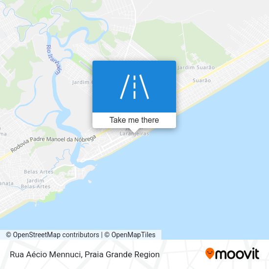 Rua Aécio Mennuci map