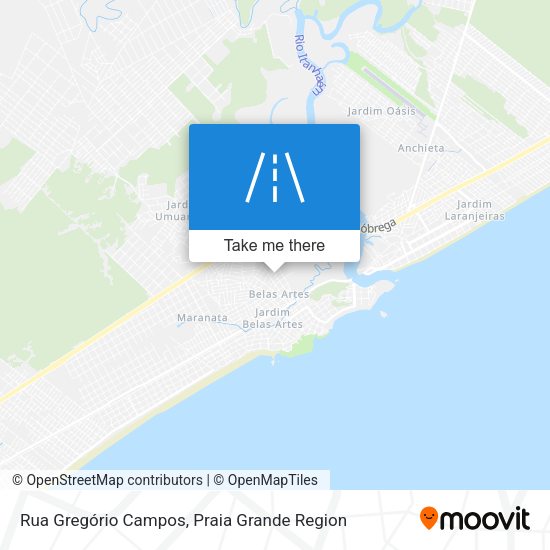 Rua Gregório Campos map