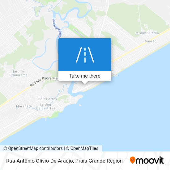 Rua Antônio Olívio De Araújo map