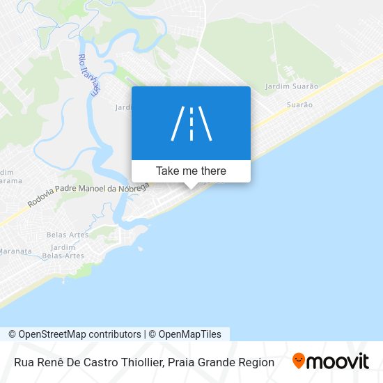 Rua Renê De Castro Thiollier map