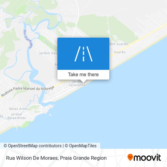 Rua Wilson De Moraes map