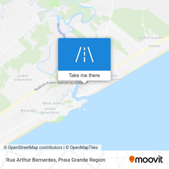 Rua Arthur Bernardes map
