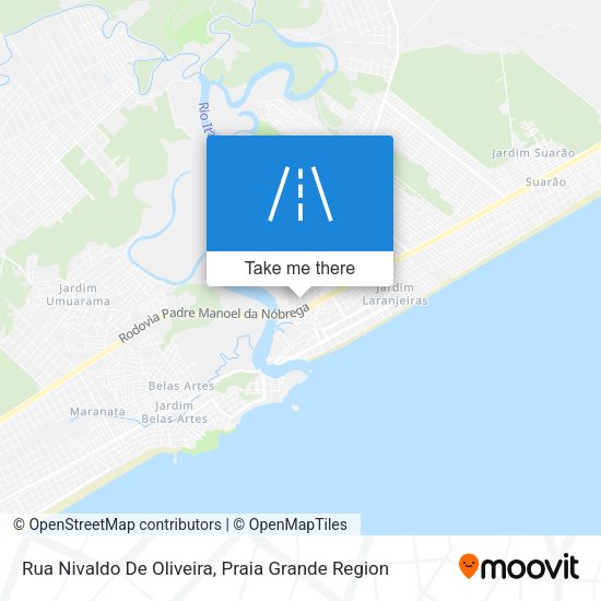 Rua Nivaldo De Oliveira map