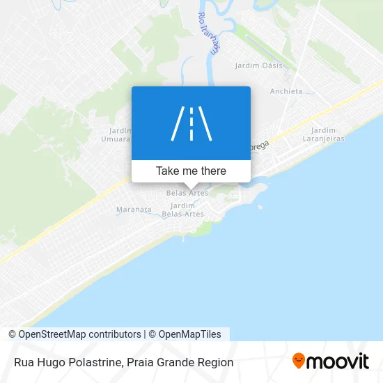Rua Hugo Polastrine map