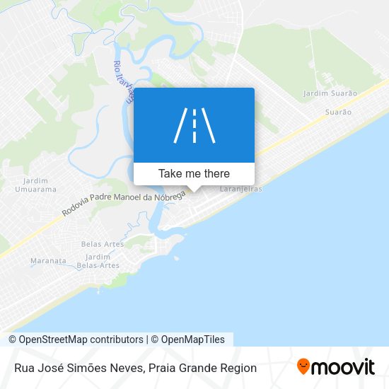 Rua José Simões Neves map