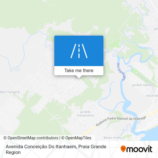Avenida Conceição Do Itanhaem map