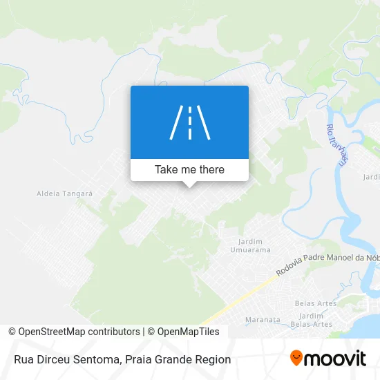 Rua Dirceu Sentoma map