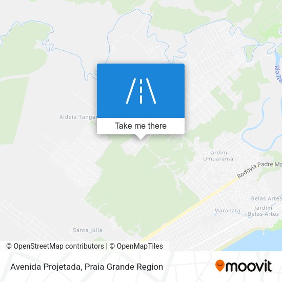 Avenida Projetada map
