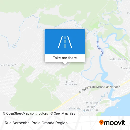 Rua Sorocaba map