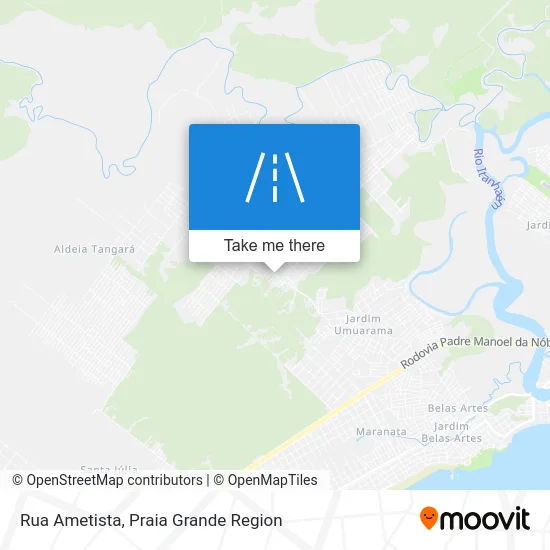 Rua Ametista map