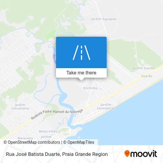 Rua José Batista Duarte map