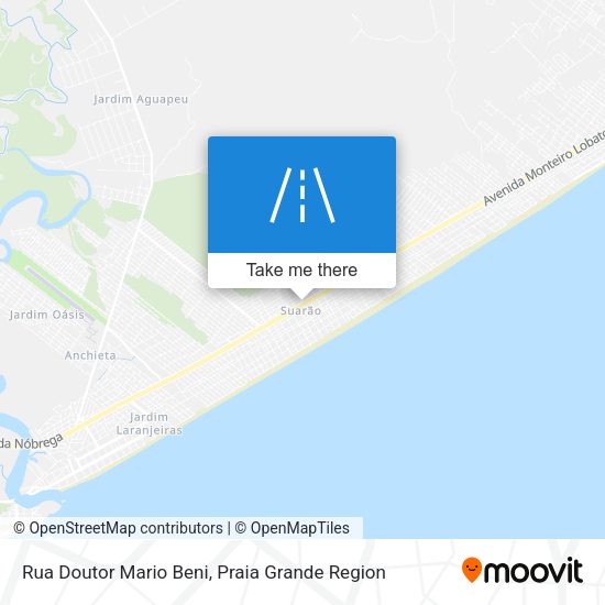 Rua Doutor Mario Beni map