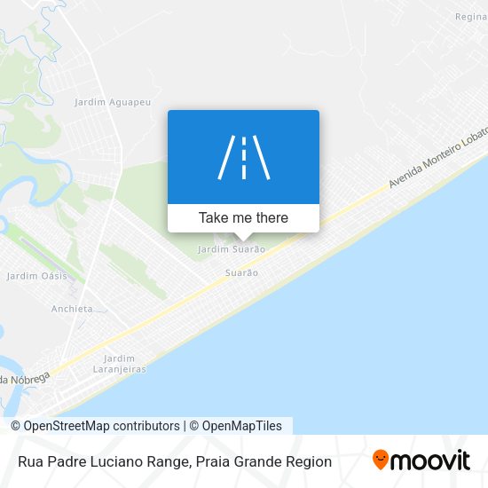 Rua Padre Luciano Range map