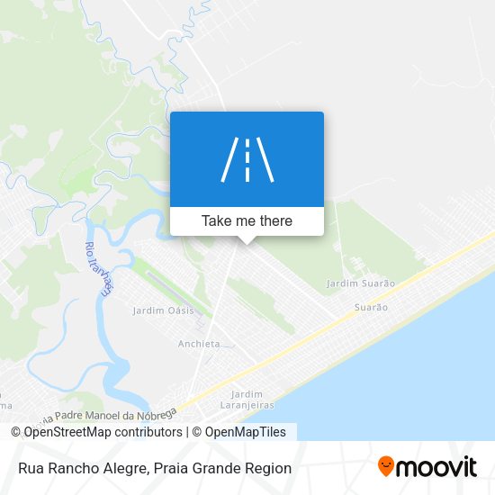 Rua Rancho Alegre map