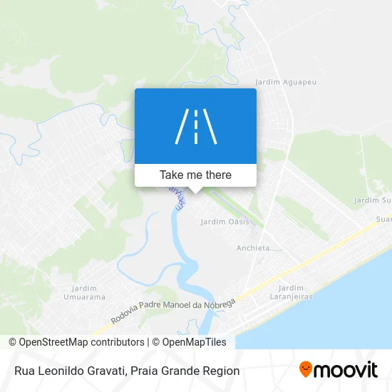 Rua Leonildo Gravati map
