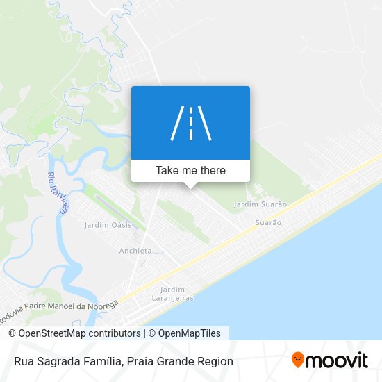 Rua Sagrada Família map