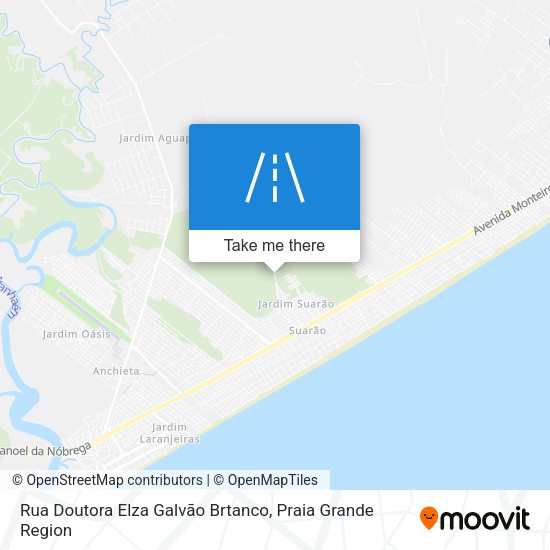 Rua Doutora Elza Galvão Brtanco map