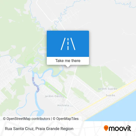 Rua Santa Cruz map