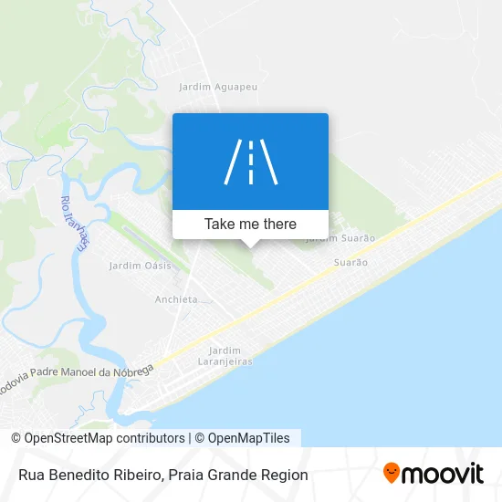 Rua Benedito Ribeiro map