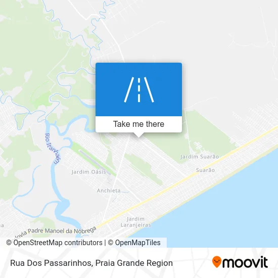 Rua Dos Passarinhos map