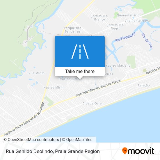 Rua Genildo Deolindo map