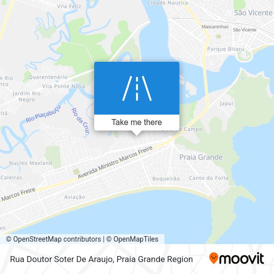 Rua Doutor Soter De Araujo map