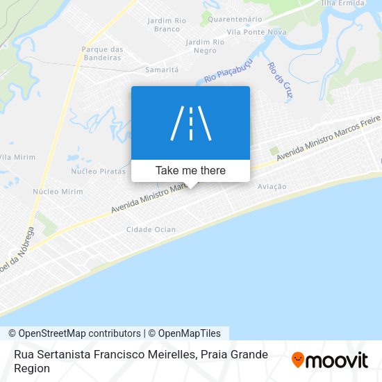 Rua Sertanista Francisco Meirelles map