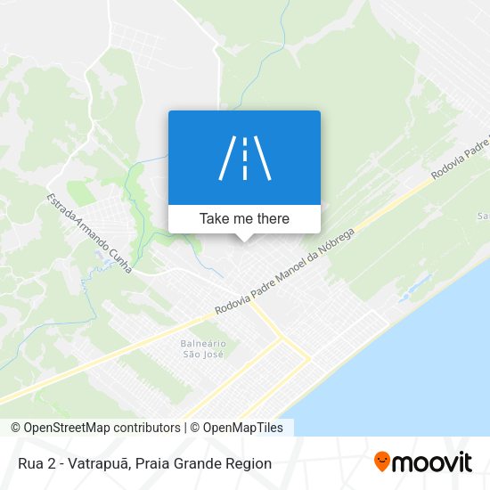 Rua 2 - Vatrapuã map